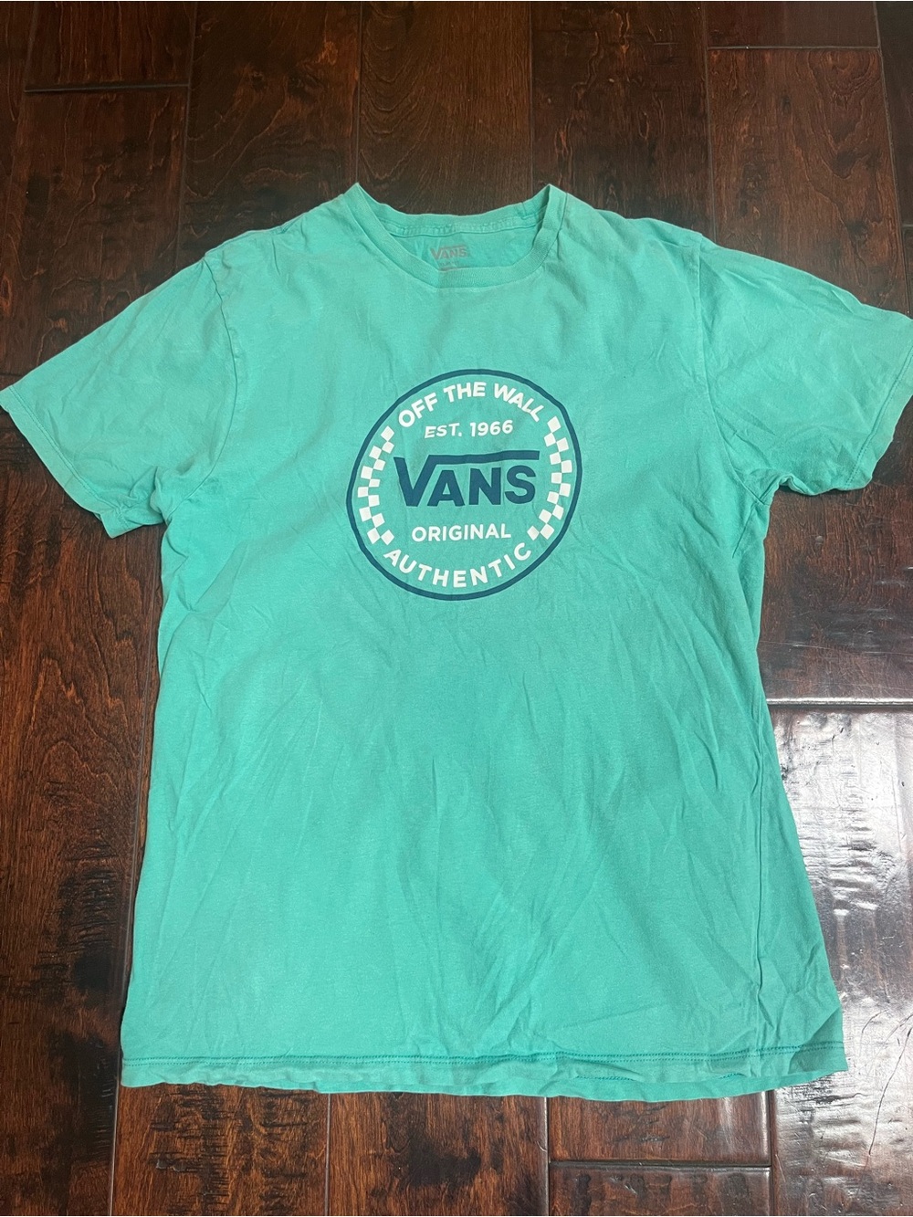 Vans Teal Short Sleeve Logo Tee